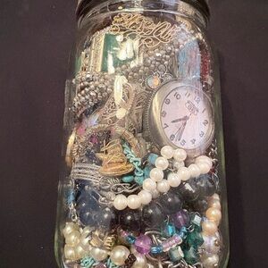 Mystery Jewelry Jar over 3 pounds